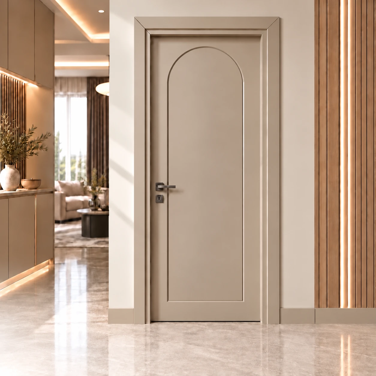 Ardendoor - Kapıya Dair Her Şey Kemer Çıtalı Monolitik Vizon Lake Kapı